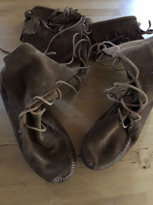 Botas mocassins camurça nr 37,5