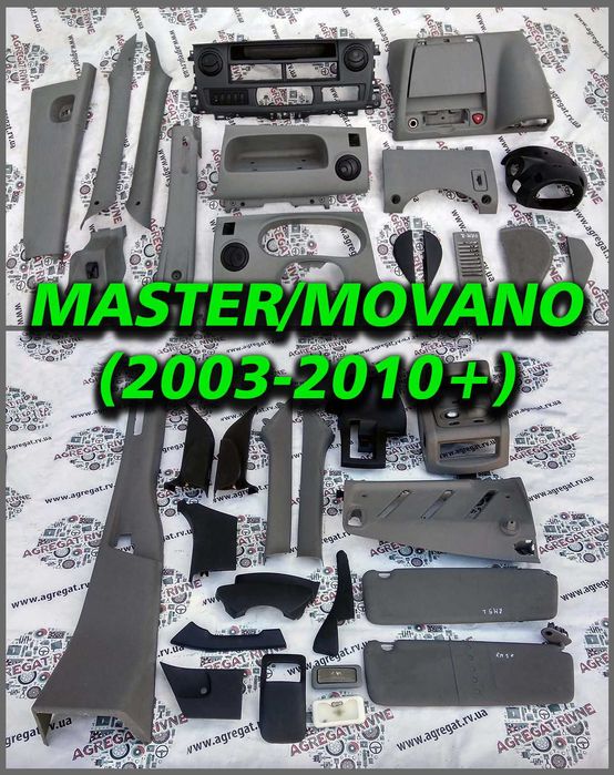 Пластик Салону Стойки Подножка Кармашек Обшивка Master Opel Movano 03+