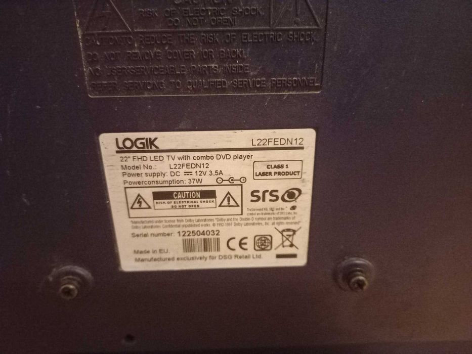 Telewizor logik 22 cale,Led,full hd,dvd