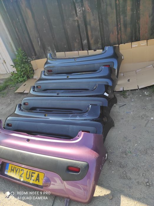 Бампер задний решотка Peugeot 107 Citroen C1 Пежо 107 Ситроен с1