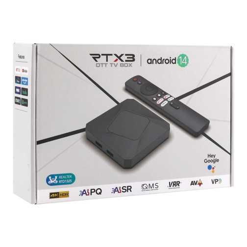 Смарт ТВ-приставка RT-X3 4/32Gb 4K HDR10+