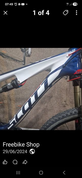 Bicicleta  scott spark carbon 930