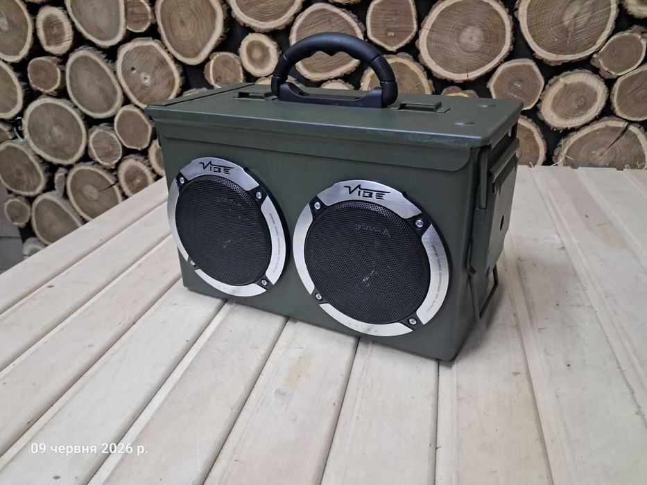 Музичний центр з цинка від патронів 12.7 мм Browning M2 з bluetooth