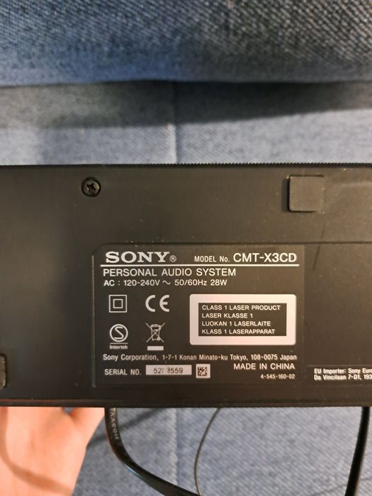 Radio sony CMT-X3CD