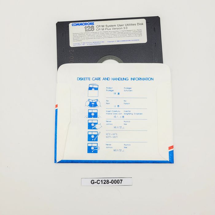CP/M System Disk Commodore 128 (C128)