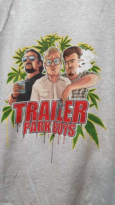 Bluza Chłopaki z Baraków XL Unisex Netflix ganja weed marihuana skate