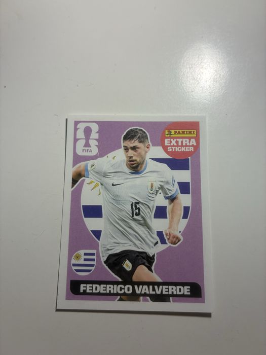 Cromo Valverde EXTRA Sticker Fifa World Cup 2026