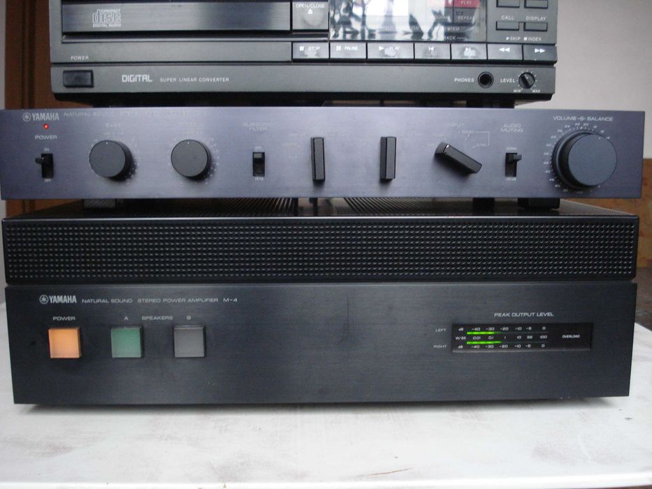 Підсилювач "Yamaha" C-2,  M-4