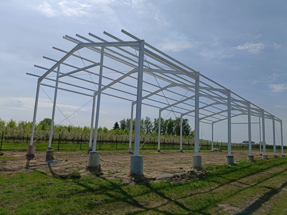 Hale, konstrukcje stalowe, garaże, wiaty
