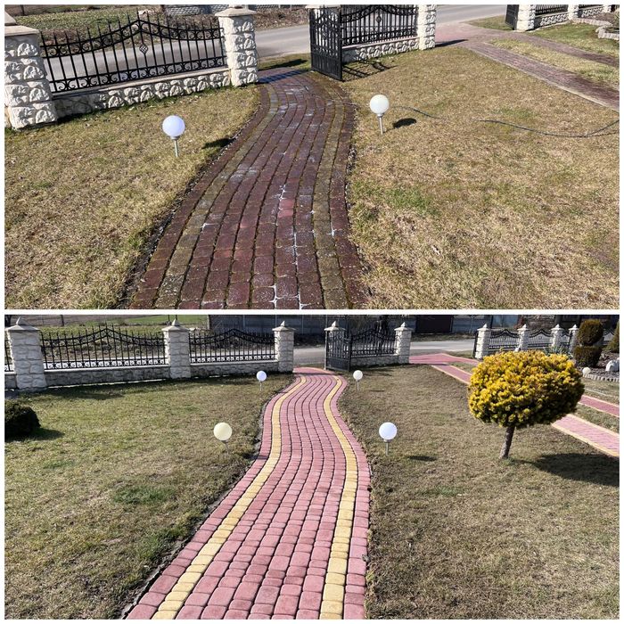 Mycie malowanie dachów i elewacji, czyszczenie kostki bruk odśnieżanie