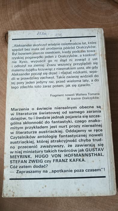 Antologia spotkanie poza czasem