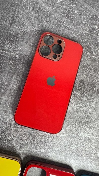 Скляний чохол iPhone 11 Pro Max / 13 Pro Айфон чехол Glass Case