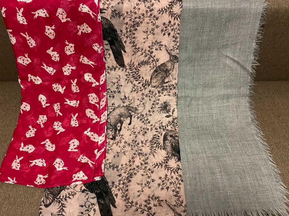 Шарф теплый, большой