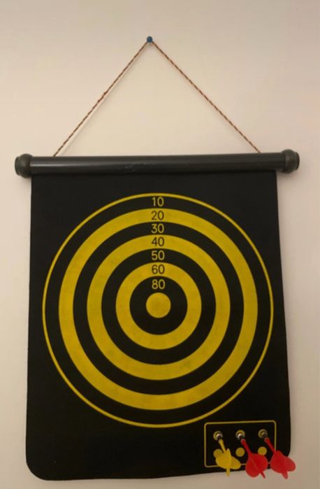 2 alvos em 1 de tiro aos dardos