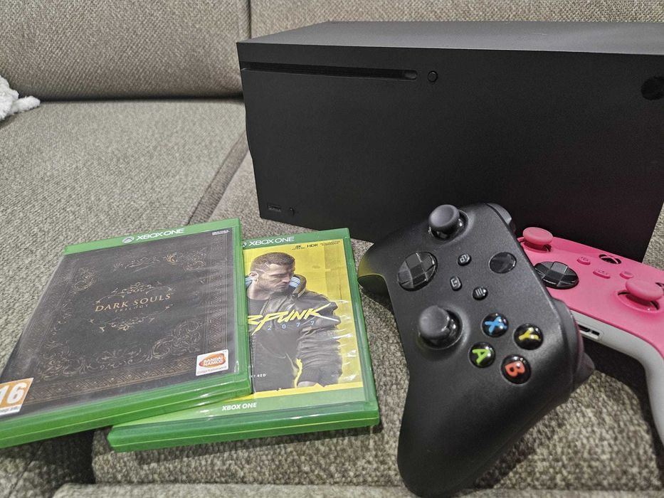 Xbox Series X 2 pady + gry