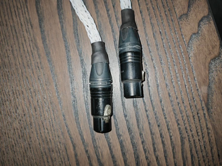 Cabos XLR Lavricables 18 core prata pura 50 cm