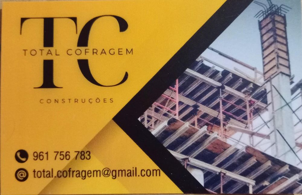 Cofragem e armação de ferro