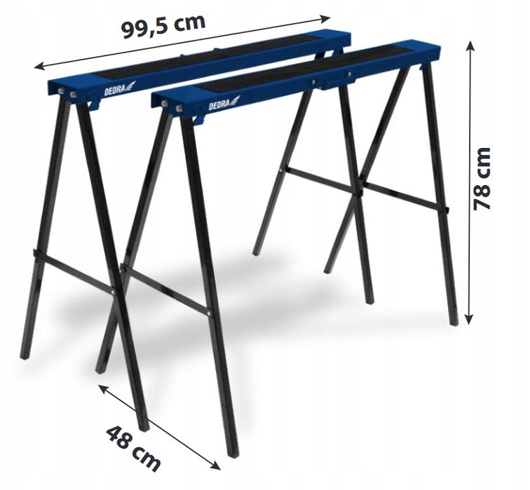 Kobyłki warsztatowe składane DEDRA