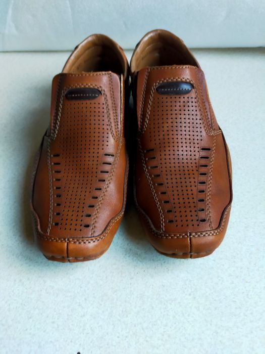 Buty mokasyny Rieker 40 skórzane jak nowe