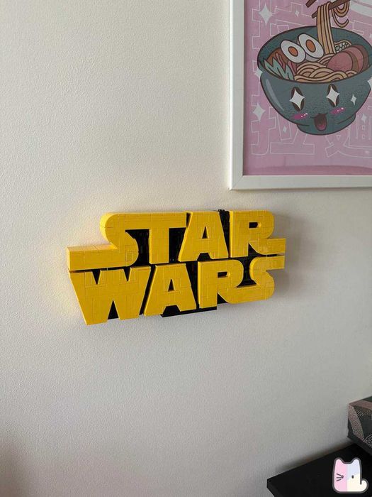 Uchwyt ścienny dla Brick-Built Star Wars Logo 75407