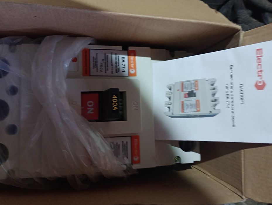 Автоматичний вимикач ВА 77-1  400ампер