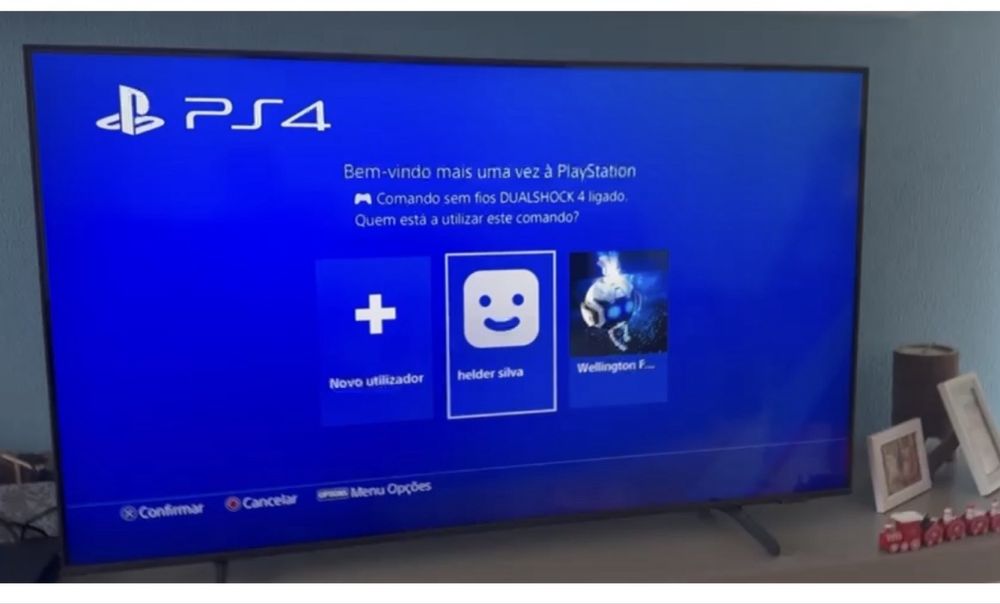 Ps4 500gb com comando original