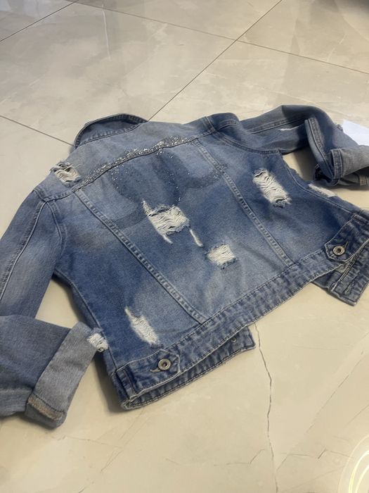 Kurtka katana wiosna jeans