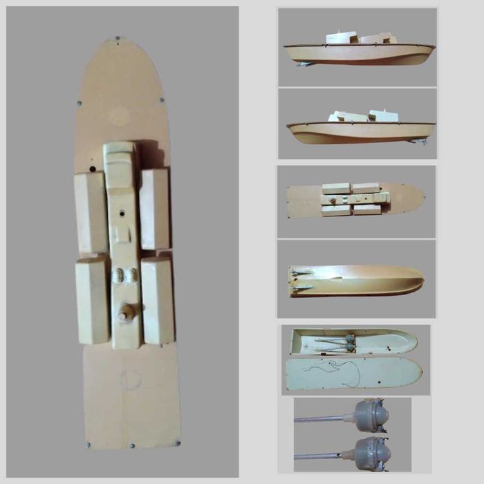 Раритетна модель катера / човна на  (50 см). На запчастини/колекцію.