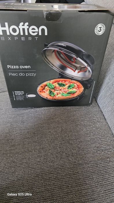 Nowy Piec do Pizzy Hoffen Expert 1200 W Max 420' C  Kamień 32 cm gwarancja