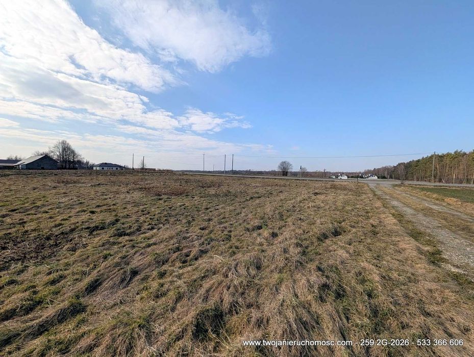 Łęki Dolne – działka na sprzedaż 13,11 ar - Więcej
