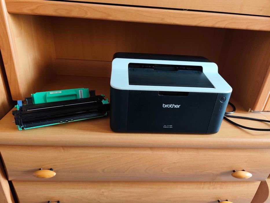 Drukarka laserowa BROTHER HL-1112E – cicha, wydajna. Gratis!