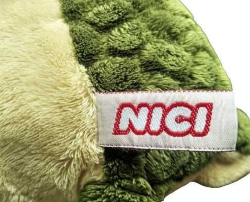 Maskotka, zabawka pluszowa, przytulanka leżący Krokodyl Nici 38 cm