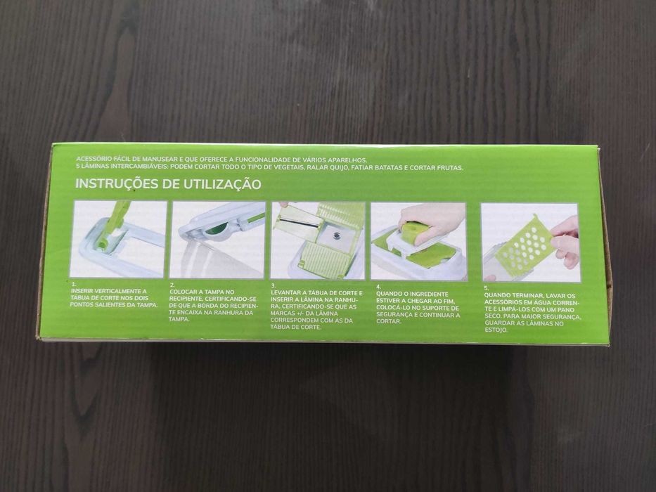 Ralador ou laminador de legumes completo e NOVO64740067177602122