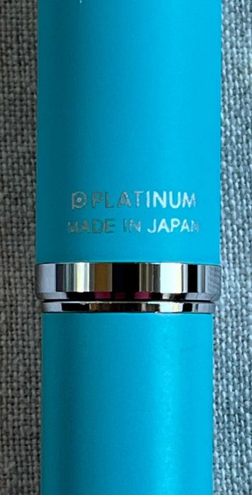 Caneta Tinteiro Platinum Procion Azul Nova
