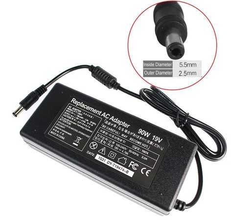 Carregador 19V_4.7A | Conector 5,5mm * 2,5mm | compatível | 90W