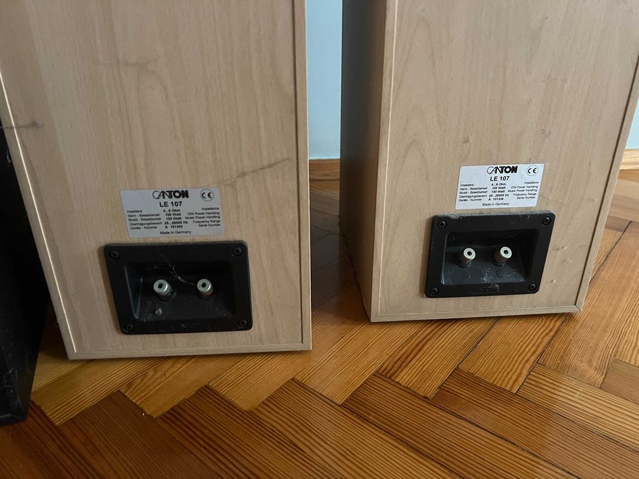 Zestaw kolumn Canton 5.1: 2× LE 107, 2× LE 102, 1× LE 105 CM, 1× AS 25 subwoofer