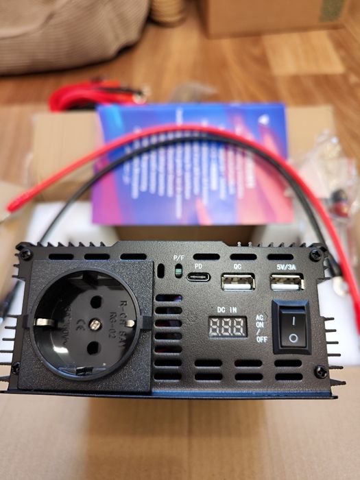 В НАЯВНОСТІ Інвертор чистий синус 4000W/1500W 12В - 220В безперебійник