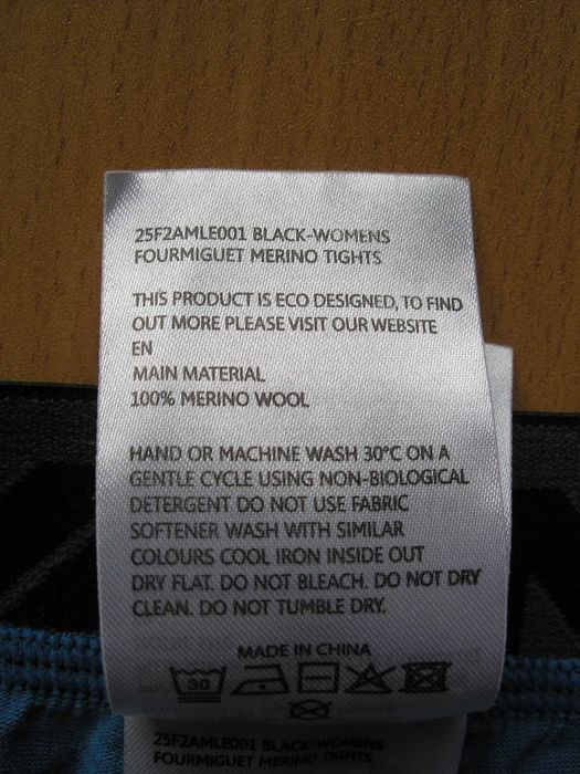 Женские шерстяные термо лосины Amontski merino