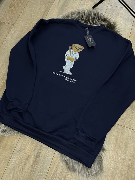 ! АКЦІЯ !  кофта polo ralph lauren bear, свитшот ralph lauren (dark blue)