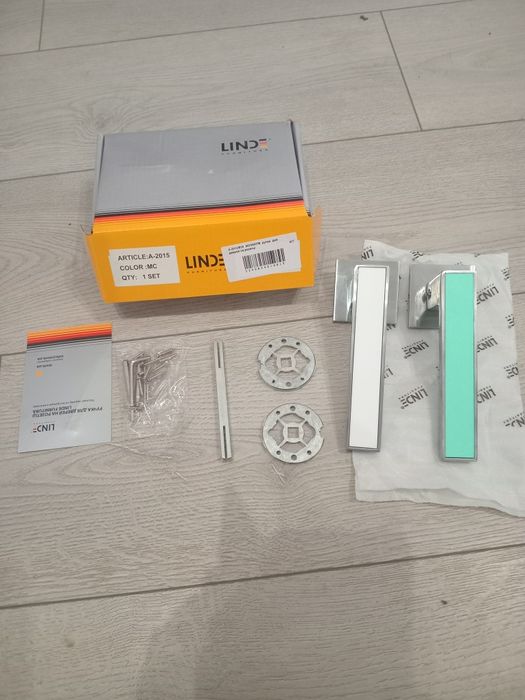 Дверні ручки  ХРОМ.