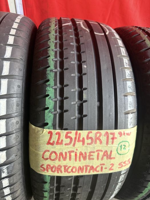 Pneus RFT 225/45/17 Continental Todos Iguais  Impecaveis