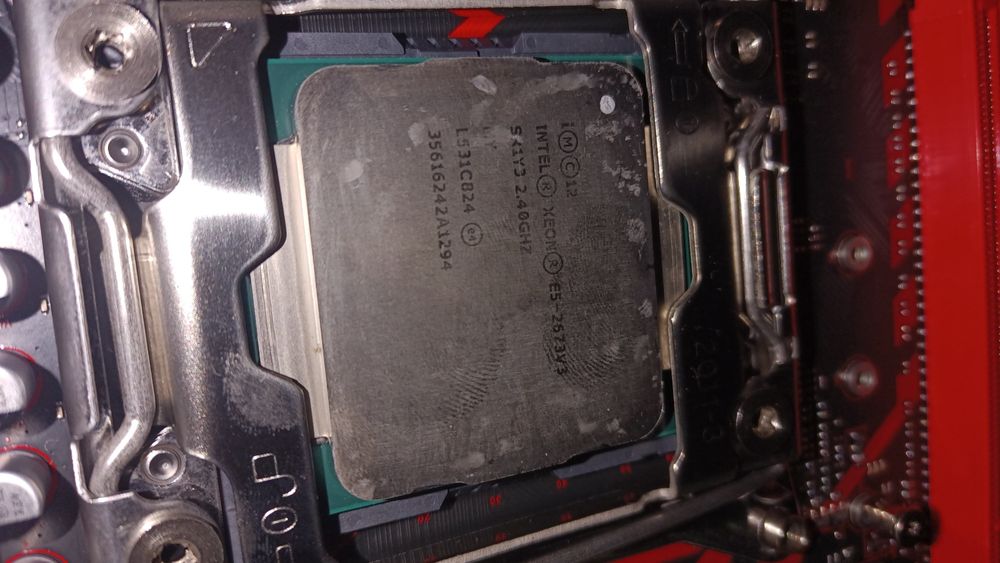 Материнська плата ZSUS X99-8D3 + XEON E5-2673v3 + DDR3 16Gb