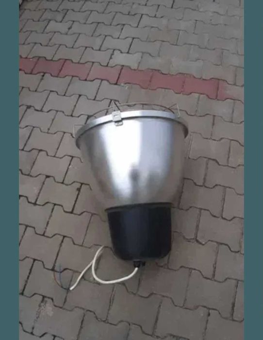 Lampy wiszace duze przyslowe hale garaze wiaty lokale