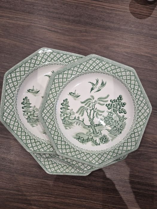 Conjunto 5 Pratos Sobremesa - Inglaterra