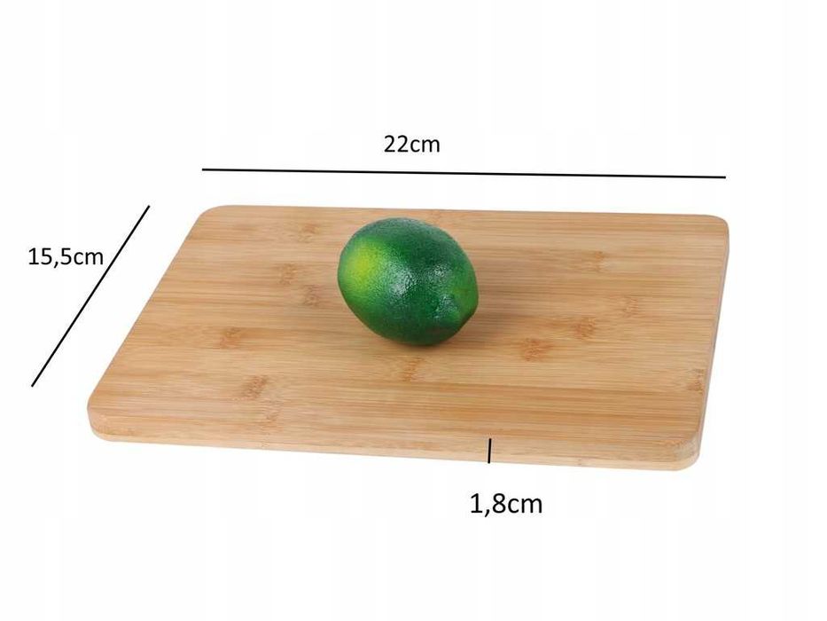 Deska do krojenia bambusowa Zilner 22x15,5x1,8cm