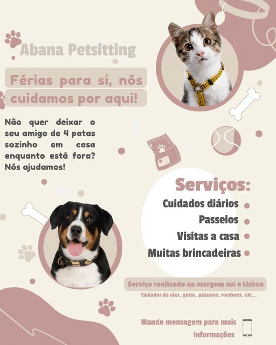 Abana Petsitting - Petsitting Margem Sul