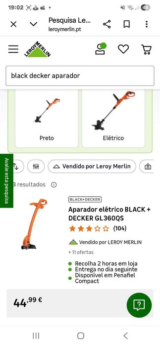 Maquina cortar  relva elétrica+aparador