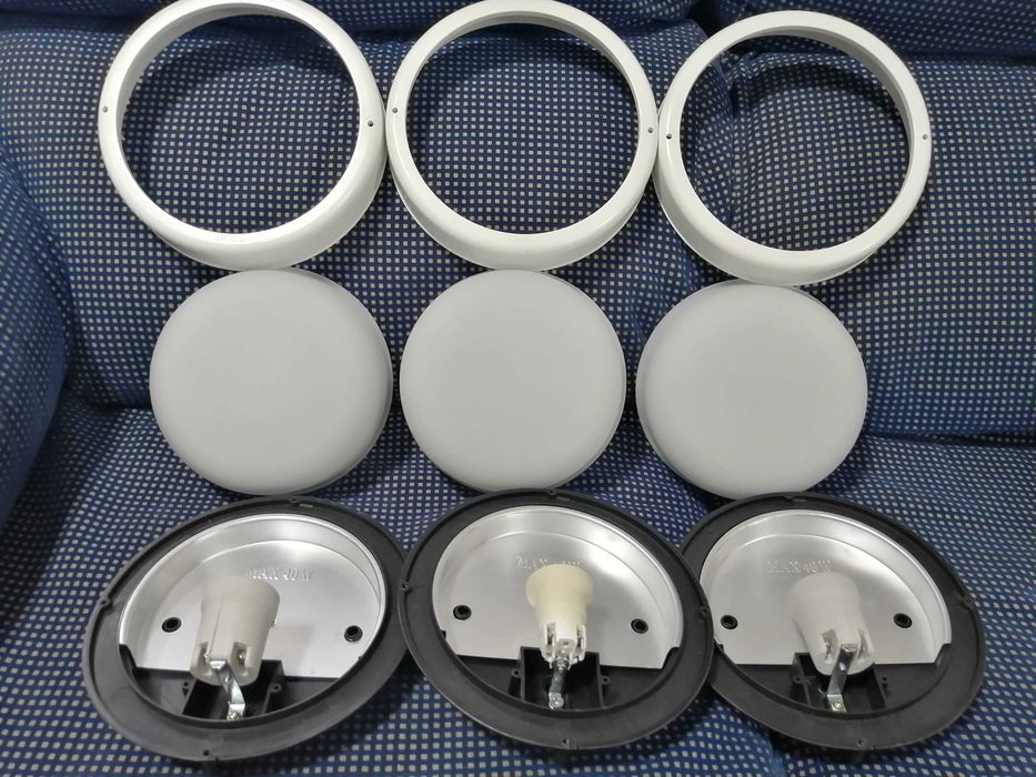 4 Apliques olho de Boi redondo - IKEA