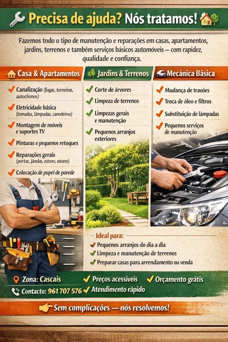 Serviços versáteis