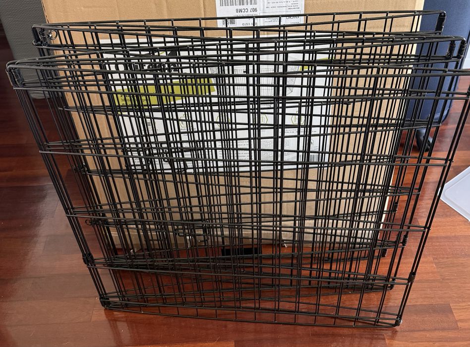 Outech Jaula Dobrável Preta para cães